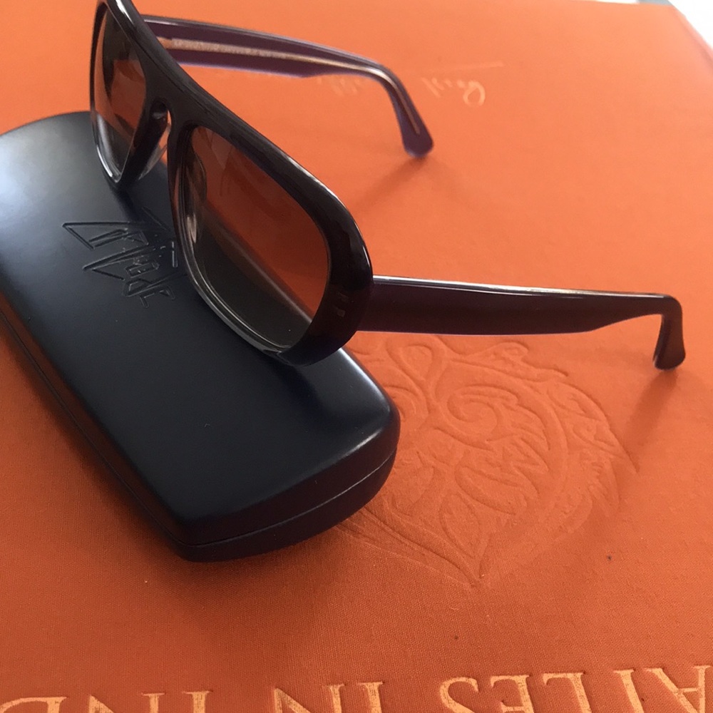 Zipcode Purple Aviator Sunglasses - Picture 2 of 8